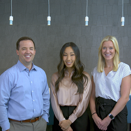 Three smiling dentists at Belmont Family Dentistry in Portland